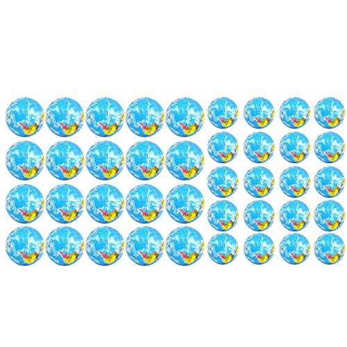 Asinfter 40 StüCk Globe Stress Ball World Earth StressbäLle, 3 2,5 Mini-Schaumstoff-StressbäLle für Erwachsene Teenager FingerüBungen von Asinfter