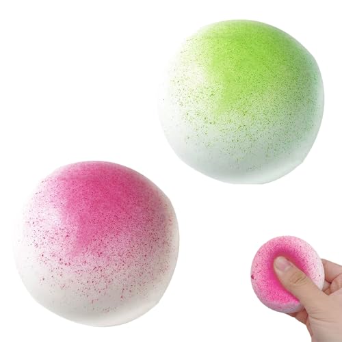 2 Stück Stress Relief Sand Glutinous Balls Formbarer Vakuumball-Stressball Klebrige Sandbällchen zum Stressabbau Squeeze Toy for Stress Relief für Menschen Jeden Alters Rosa+Grün 2 Stück Stress Relief Sand Glutinous Balls Formbarer Vakuumball-Stressball Klebrige Sandbällchen zum Stressabbau Squeeze Toy for Stress Relief für Menschen Jeden Alters Rosa+Grün von Asitanie