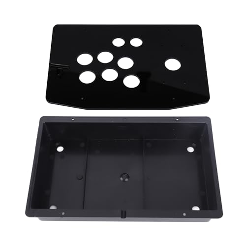 Acryl-Panel und Gehäuse Joystick DIY Set Kits Ersatz für Arkaden Spiel, Einfach zu Montieren, Acryl-Panel und Schräg Hüllen Ersatz für Arkaden Spiel Maschine von Asixxsix