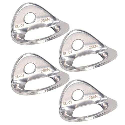 Asixxsix 25-kN-Bolzenaufhänger, 10-teiliger Kletteraufhänger aus Edelstahl, Hardware-Zubehör Zum Schutz von Höhlen Im Freien für Klettern, Höhlenerkundung, Abseilen, Ingenieurwesen von Asixxsix