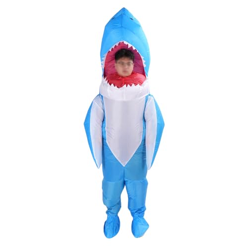 Asixxsix Aufblasbares Hai -Kostüm für Erwachsene, 210T Polyester Stoff Lustige Blow -up -Kostüm für 150 Bis 190 Cm Höhe, Aufblasbares Tierkostüm für Cosplay -Party -Karneval Geburtstag Asixxsix Aufblasbares Hai -Kostüm für Erwachsene, 210T Polyester Stoff Lustige Blow -up -Kostüm für 150 Bis 190 Cm Höhe, Aufblasbares Tierkostüm für Cosplay -Party -Karneval Geburtstag von Asixxsix