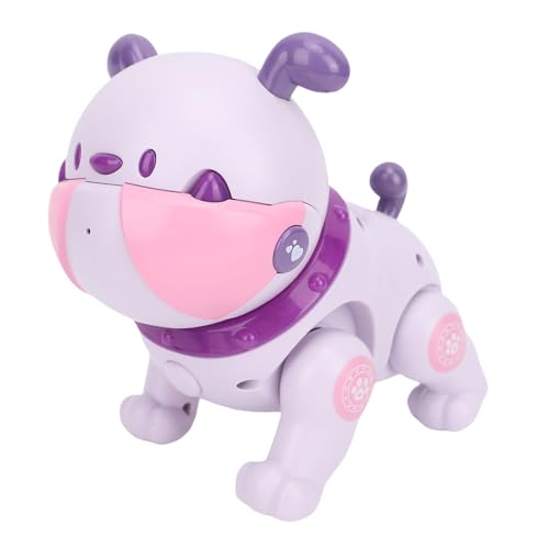 Asixxsix Interaktiver Roboterhundspielzeug, Fernbedienungs -Kontroll -Roboterpuppe mit Musik und Leichten -Haustier Programmierbare Touch -Erkennung von Pädagogikstammspielzeug von Asixxsix