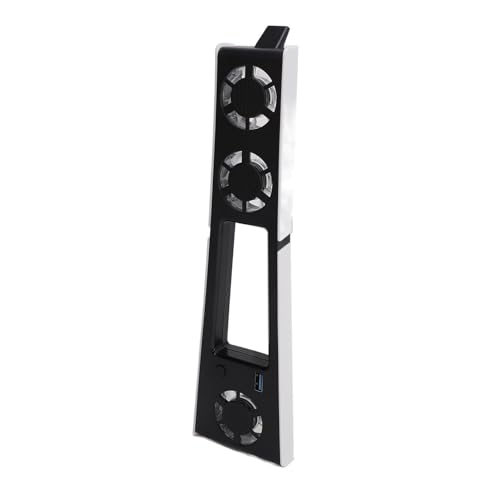 Asixxsix Lüfter für PS5 Slim, Leiser Betrieb, Effizientes Kühlsystem mit Blauer LED-Beleuchtung, für PS5 Slim Kühlerzubehör mit 2-Gang-Lüftern Asixxsix Lüfter für PS5 Slim, Leiser Betrieb, Effizientes Kühlsystem mit Blauer LED-Beleuchtung, für PS5 Slim Kühlerzubehör mit 2-Gang-Lüftern von Asixxsix