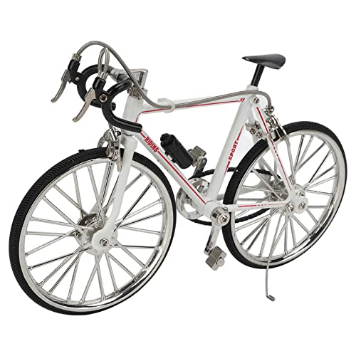 Asixxsix Metall-Fahrradmodell, 4,5 X 7,7 Zoll, Abnehmbares 3D-Fahrradmodell-Anmeldung, Lebenssechte Desktop-Fahradmodell-Verzierung, Vintage-Miniatur-Fahrradornament für Zur. von Asixxsix