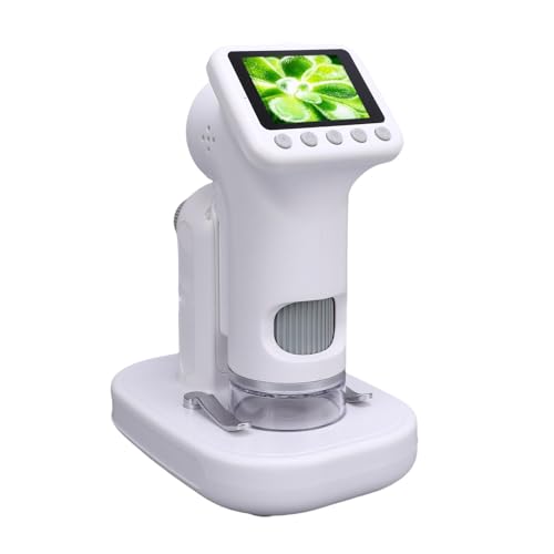 Asixxsix Mikroskop für Kinder, 1080P HD 1600X Hand-digitales Minis Kop mit 2,0-Zoll-Bildschirm, Tragbares Taschen Mikroskop Bildungs Spielzeug Geschenke, Wissenschaft Spielzeug, von Asixxsix