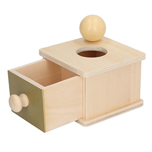 Asixxsix Montessori-Spielzeug, Holz-Eltern-Kind-Pitching-Simulationsmodellspielzeug, Pädagogisches Holzspielzeug Im Vorschulalter für Kinder, Jungen und Mädchen, (Pitching-Box) von Asixxsix