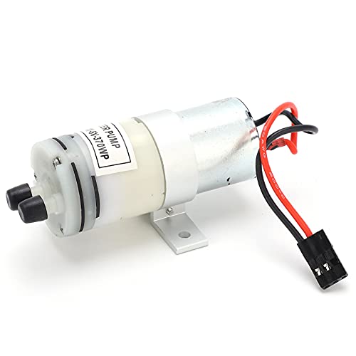 Asixxsix RC-Wasserpumpe, 3 Bis 6 V 370 Wasserkühlpumpe mit JR-Stecker-Strop-Down-Modul für RC-Boote Motor ESC, Niedrige Geräusche Tragbare Mini-Wassertransfer-Utilitätspumpe von Asixxsix