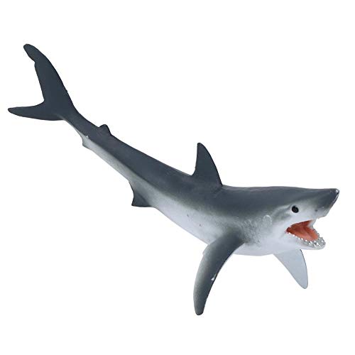 Asixxsix Sea Life Simulationsmodell Spielzeug, Simulation Tiermodell, Weichplastik Geruchloses manuelles Zeichnen für Kinder(Mako Shark) von Asixxsix