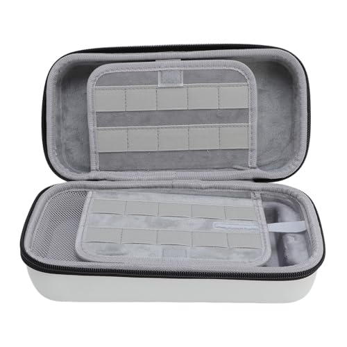 Asixxsix Switch-Tragetasche, schützende Hartschalen-Reisetragetasche für Switch für Joycon-Konsole und Zubehör, leichte, stoßfeste Tragetasche für Spielkonsole (White) von Asixxsix