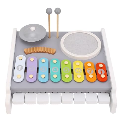 Holzmusik Percussion Toy, Frühes Lernen Baby Musical Toy mit Schlägel, Farbenfrohen Percussion -Instrument, Verbesserung von Kleinkind -Auge -Koordination und Rhythmus Sinn Holzmusik Percussion Toy, Frühes Lernen Baby Musical Toy mit Schlägel, Farbenfrohen Percussion -Instrument, Verbesserung von Kleinkind -Auge -Koordination und Rhythmus Sinn von Asixxsix