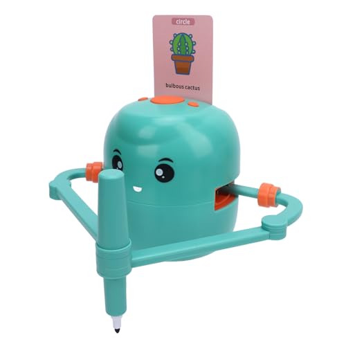 Smart Drawing Roboter, Interaktive Bildungsschallmaschine mit 252 PCs Lernwortkarten und 2 Farbstifte, Montessori Malerei Lernspielzeug für Mädchen Jungen über 5 Jahre Alt von Asixxsix