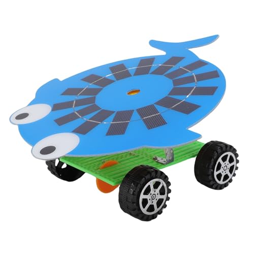 Solarauto -Spielzeug, 5W Monokristalline Silizium -Solarpanelauto für die Heimschule, Niedliche Cartoon Fish Educational Solar Powered Mini Auto für Kinderwissenschaftsexperiment von Asixxsix