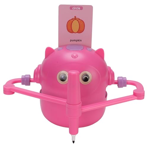 Zeichenroboter für Kinder, Interaktiver pädagogischer Zeichenroboter, Multifunktionaler intelligenter Zeichenroboter mit 100 verschiedenen Zeichenkarten für Kinder von Asixxsix