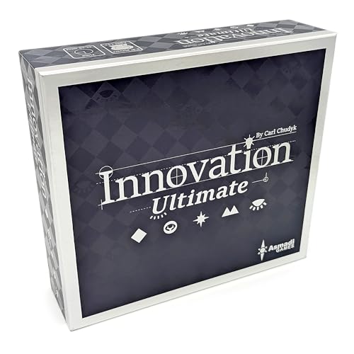 Asmadi Games Innovation Ultimate – All-Inclusive-Kartenspiel-Box-Set, Kollektion enthält 5 Erweiterungen mit Updates der 4. Ausgabe, ab 14 Jahren, 2–4 Spieler von Asmadi Games