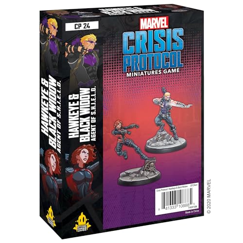 Atomic Mass Games - Marvel Crisis Protocol: Character Pack: Hawkeye and Black Widow - Miniature Game von Atomic Mass Games