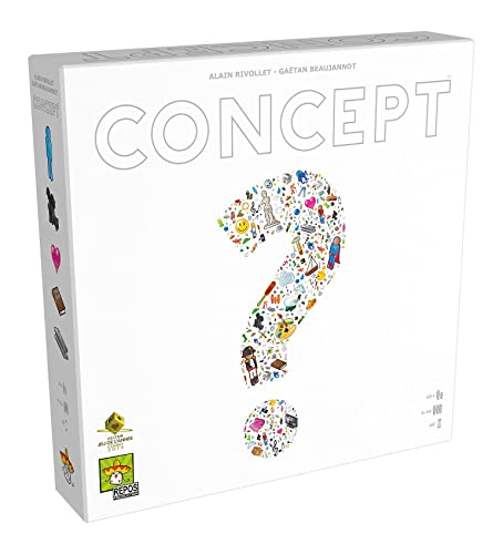 Repos Production, UNbox Now, Concept, Grundspiel, Familienspiel, Nominiert zum Spiel des Jahres 2014, 4-12 Spieler, Ab 10+ Jahren, 40+ Minuten, Deutsch von Repos Production