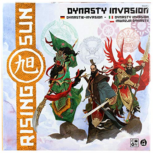 Asmodee Rising Sun - Dynastie-Invasion, Erweiterung, Kennerspiel, Strategiespiel, Deutsch von CMON