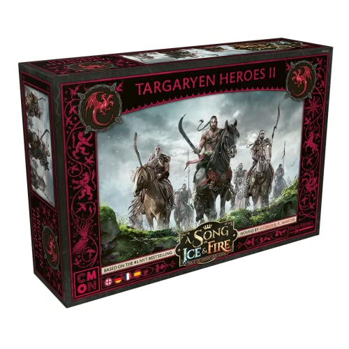 CMON, A Song of Ice & Fire – Helden von Haus Targaryen II, Erweiterung, Tabletop, 2 Spieler, Ab 14+ Jahren, 45+ Minuten, Deutsch, Mehrsprachig von CMON