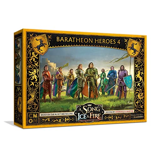 CMON A Song of Ice & Fire Tabletop Miniatures Game Baratheon Heroes 4 CMON A Song of Ice & Fire Tabletop Miniatures Game Baratheon Heroes 4 von CMON