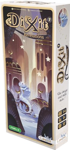 Libellud | Dixit Revelations | Erweiterung | Fantasie- und Kreativitätsspiel, mehrfach ausgezeichnet, ab 6 Jahren, 3 bis 8 Spieler, 30 Minuten pro Spiel, mehrsprachig - Spanische Sprache von Asmodee