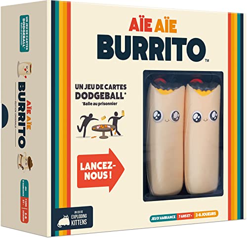 Asmodee | Exploding Kittens | FR | Aie Aie Burrito | 7+ | Exploding Kittens von Asmodee