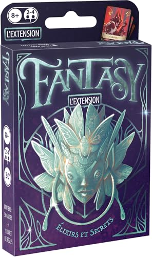 Asmodee | Fantasy 2. Version | Clutchbox | FR | Kartenspiel | ab 8 Jahren | Gesellschaftsspiel | einfach & schnell | Fantasie-Universum mit Farfadets, Elfen & Feen | Taktisches Spiel | 2 bis 4 Spieler von ASMODEE