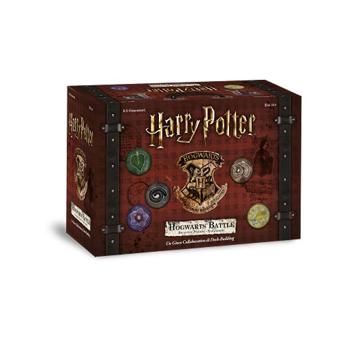 ASMODEE - Harry Potter Hogwarts Battle: Zaubern und Tränke, Erweiterungsspiel, Edition in Italienisch von ASMODEE