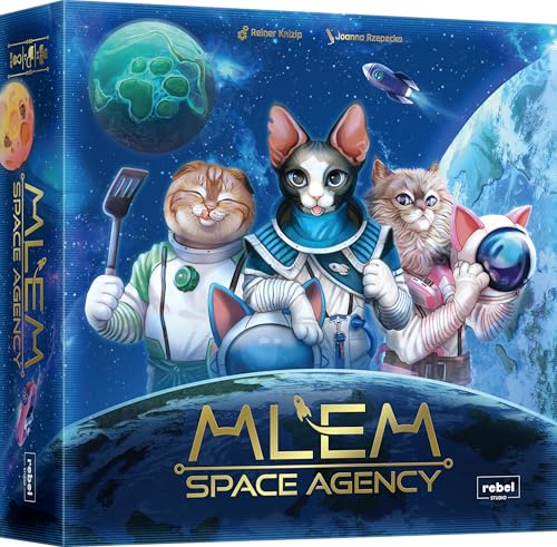 ASMODEE | MLEM | FR - NL | Space Agency | Strategy Board | Game for Erwachsene und Familien | Alter 8+ | 2-5 Spieler | 30-60 Minuten pro Spiel von ASMODEE