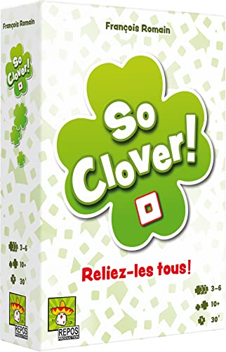 Asmodee | So Clover FR | Produktionserwartung | 10+ | 3-6 Spieler | 15-30 Minuten | Gesellschaftsspiel von Asmodee