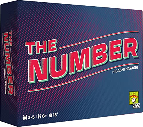 ASMODEE | The Number | FR | Kartenspiel | Produktionszeit | 2 bis 5 Spieler | Gesellschaftsspiel | Für die ganze Familie | 8+ | 10 Minuten | von Asmodee