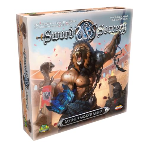 Ares Games | Sword & Sorcery – Mythen aus der Arena | Kampagnen-Erweiterung | Expertenspiel | Dungeon Crawler | 1-5 Spieler | Ab 13+ Jahren | 30-150 Minuten | Deutsch von Asmodee