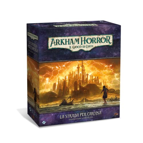 Asmodee - Arkham Horror, Kartenspiel: Die Straße für Carcosa, Erweiterung der Landschaft, Italienische Ausgabe, 9675, iAHC68 von Asmodee