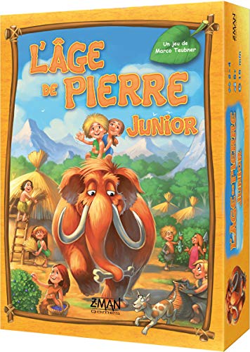 Asmodee - L'Age de Pierre : Junior – Gesellschaftsspiel für Kinder ab 5 Jahren – Memory- und Ressourcenspiel – Entwicklung deinen Tribu – 2 bis 4 Spieler – 15 Minuten – französische Version – -Z-Man Asmodee - L'Age de Pierre : Junior – Gesellschaftsspiel für Kinder ab 5 Jahren – Memory- und Ressourcenspiel – Entwicklung deinen Tribu – 2 bis 4 Spieler – 15 Minuten – französische Version – -Z-Man von Asmodee