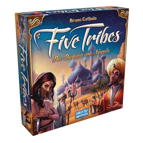 Asmodee, Five Tribes, Days of Wonder, Kennerspiel, 2-4 Spieler, 13+ Jahre, 40-80 Minuten, Deutsch von Asmodee