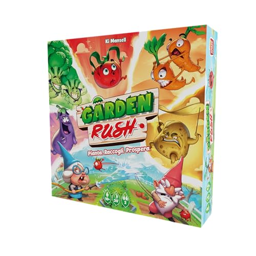 Asmodee, Garden Rush, Brettspiel, ab 10 Jahren, 2 Spieler, italienische Ausgabe Asmodee, Garden Rush, Brettspiel, ab 10 Jahren, 2 Spieler, italienische Ausgabe von Asmodee