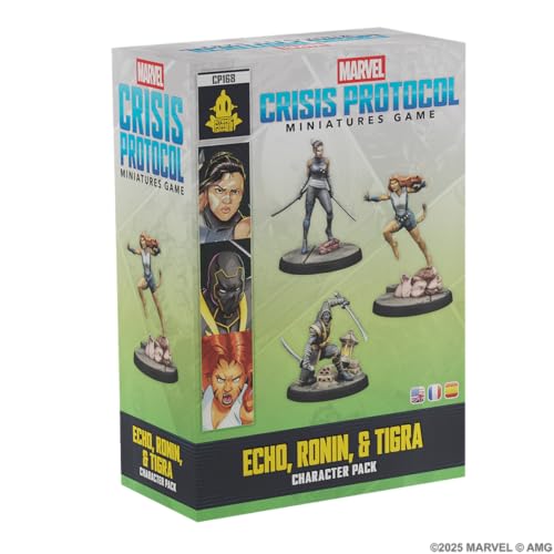 Asmodee, Marvel: Crisis Protocol – Echo, Ronin & Tigra, Character Pack, Atomic Mass Games, Tabletop, 2 Players, from Age 14+, 90-120 Minutes, English, French and Spanish Asmodee, Marvel: Crisis Protocol – Echo, Ronin & Tigra, Character Pack, Atomic Mass Games, Tabletop, 2 Players, from Age 14+, 90-120 Minutes, English, French and Spanish von Asmodee