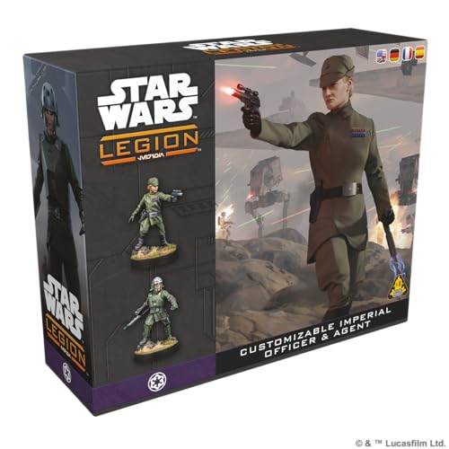 Asmodee, Star Wars: Legion – Customizable Imperial Officer & Agent, Erweiterung, Atomic Mass Games, Tabletop, 2 Spieler, 14+ Jahre, 120-180 Minuten, Deutsch, Mehrsprachig Asmodee, Star Wars: Legion – Customizable Imperial Officer & Agent, Erweiterung, Atomic Mass Games, Tabletop, 2 Spieler, 14+ Jahre, 120-180 Minuten, Deutsch, Mehrsprachig von Asmodee