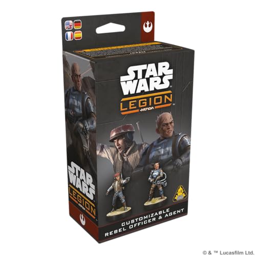 Asmodee, Star Wars: Legion – Customizable Rebel Officer & Agent, Erweiterung, Atomic Mass Games, Tabletop, 2 Spieler, 14+ Jahre, 120-180 Minuten, Deutsch, Mehrsprachig Asmodee, Star Wars: Legion – Customizable Rebel Officer & Agent, Erweiterung, Atomic Mass Games, Tabletop, 2 Spieler, 14+ Jahre, 120-180 Minuten, Deutsch, Mehrsprachig von Asmodee
