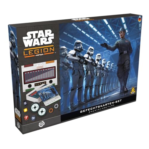 Asmodee, Star Wars: Legion – Gefechtskarten-Set, Atomic Mass Games, Erweiterung, Tabletop, 2 Spieler, 14+ Jahre, 120-180 Minuten, Deutsch, Mehrsprachig Asmodee, Star Wars: Legion – Gefechtskarten-Set, Atomic Mass Games, Erweiterung, Tabletop, 2 Spieler, 14+ Jahre, 120-180 Minuten, Deutsch, Mehrsprachig von Asmodee