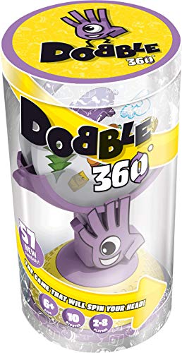Asmodee , Dobble 360, Card Game, Ages 6+, 2-8 Players, 15 Minutes Playing Time von Asmodee