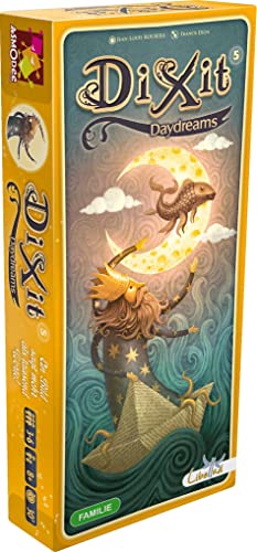 Libellud, Dixit 5 – Daydreams, Erweiterung, Familienspiel, Kartenspiel, 3-8 Spieler, Ab 8+ Jahren, 30+ Minuten, Deutsch von Libellud