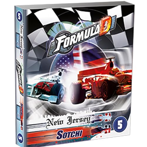 Asmodee Formula D Expansion 5 New Jersey and Sotchi von Zygomatic