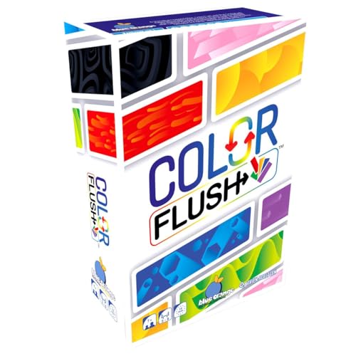 Asmodee Blue Orange | Color Flush | Kartenspiel, ab 7 Jahren, 3 bis 6 Spieler, 15 Minuten pro Spiel, Spanisch von Asmodee