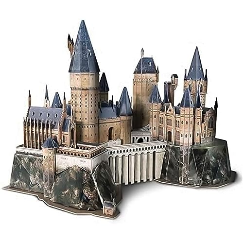 Asmodee 4D51063 Harry Potter – 3D-Puzzle – Hogwarts Schloss Konstruktion, Mehrfarbig von Asmodee