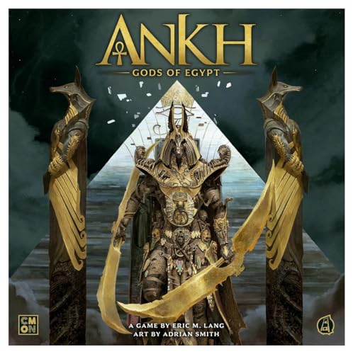 Asmodée Cool Mini or Not, Ankh Gods of Egypt, Board Game, 2 + Players, Ages 14+, 90 Minutes Playing Time von Asmodee