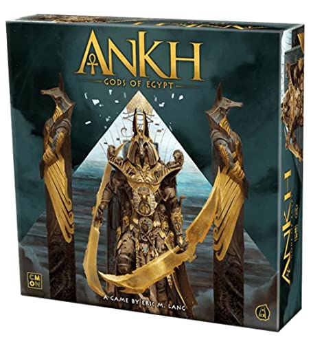 Asmodée Cool Mini or Not, Ankh Gods of Egypt, Board Game, 2 + Players, Ages 14+, 90 Minutes Playing Time von Asmodee