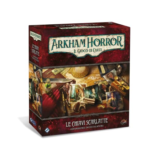 Asmodee - Arkham Horror, Das Kartenspiel: Die scharlachroten Schlüssel, Ermittlererweiterung, italienische Ausgabe, AHC69it Asmodee - Arkham Horror, Das Kartenspiel: Die scharlachroten Schlüssel, Ermittlererweiterung, italienische Ausgabe, AHC69it von Asmodee