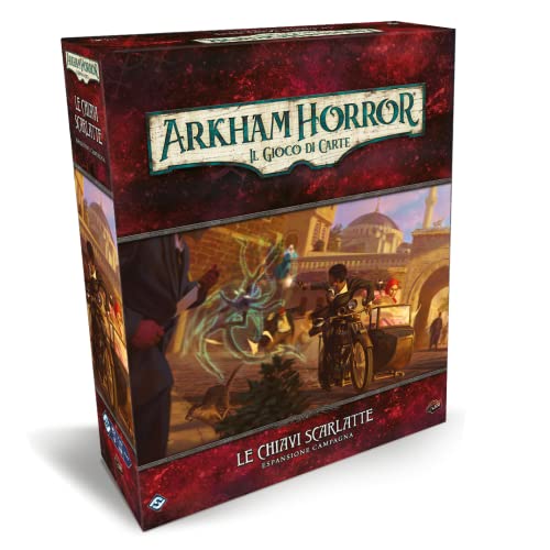Asmodee - Arkham Horror, Das Kartenspiel: Die scharlachroten Schlüssel - Erweiterung der Kampagne, 1-4 Spieler, 14+ Jahre, italienische Ausgabe Asmodee - Arkham Horror, Das Kartenspiel: Die scharlachroten Schlüssel - Erweiterung der Kampagne, 1-4 Spieler, 14+ Jahre, italienische Ausgabe von Asmodee