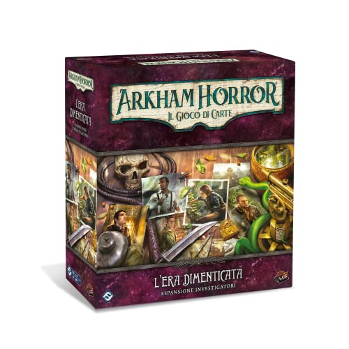 Asmodee - Arkham Horror, Das Kartenspiel: Die Vergessene Ära - Erweiterung Ermittler, 1-4 Spieler, 14+ Jahre, Ausgabe auf Italienisch von Asmodee