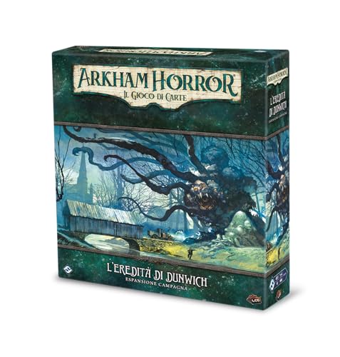 Asmodee Arkham Horror Das Kartenspiel, Das Erbe von Dunwich, Kampagnenerweiterung, italienische Ausgabe von Asmodee Italia